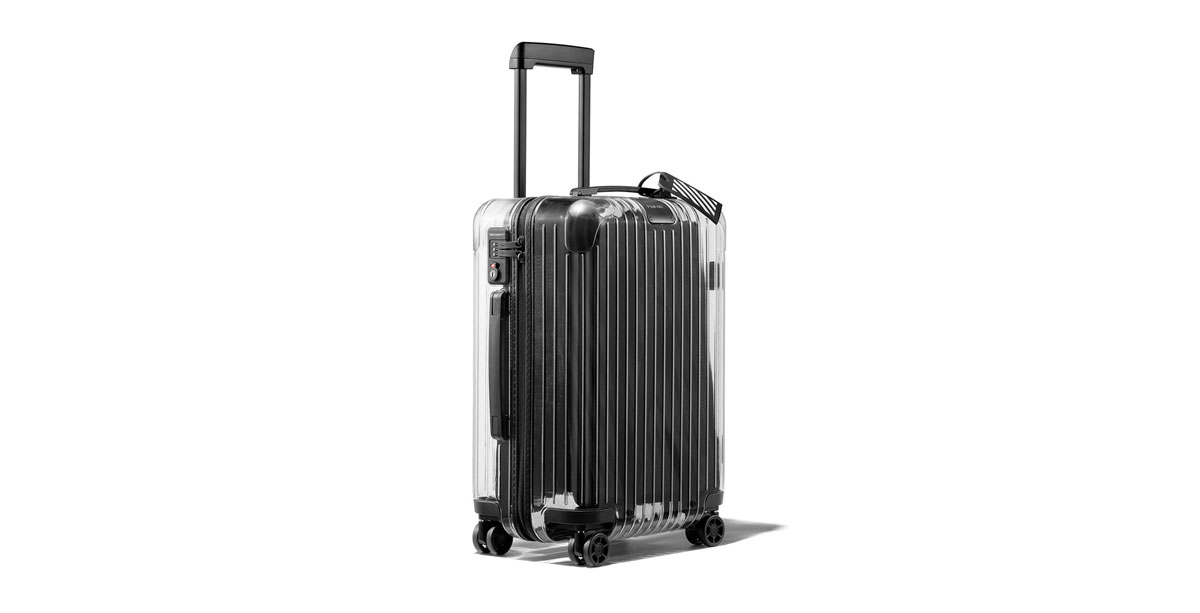 Rimowa x Off-White Transparent Suitcase — urdesignmag
