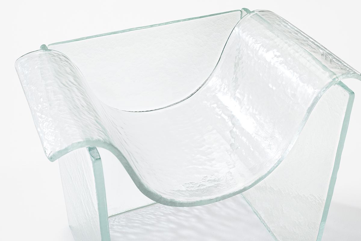 melt collection of glass furniture by @nendo_official for