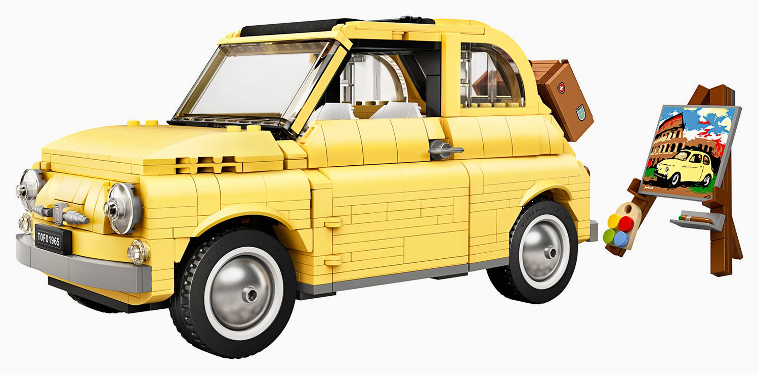 Fiat 500 LEGO Creator Expert Set 