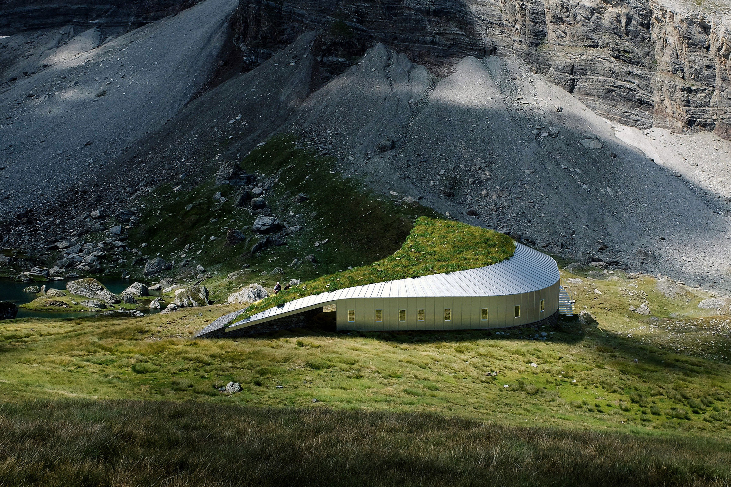 Snøhetta Reveals Vision for Refuge de Barroude: A Harmonious Hiker’s Haven in the Pyrenees